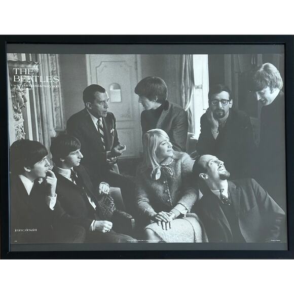 The Beatles, Ed Sullivan, Peter, Paul & Mary John C. Desaint Framed Poster 1964 - Picture 1 of 10